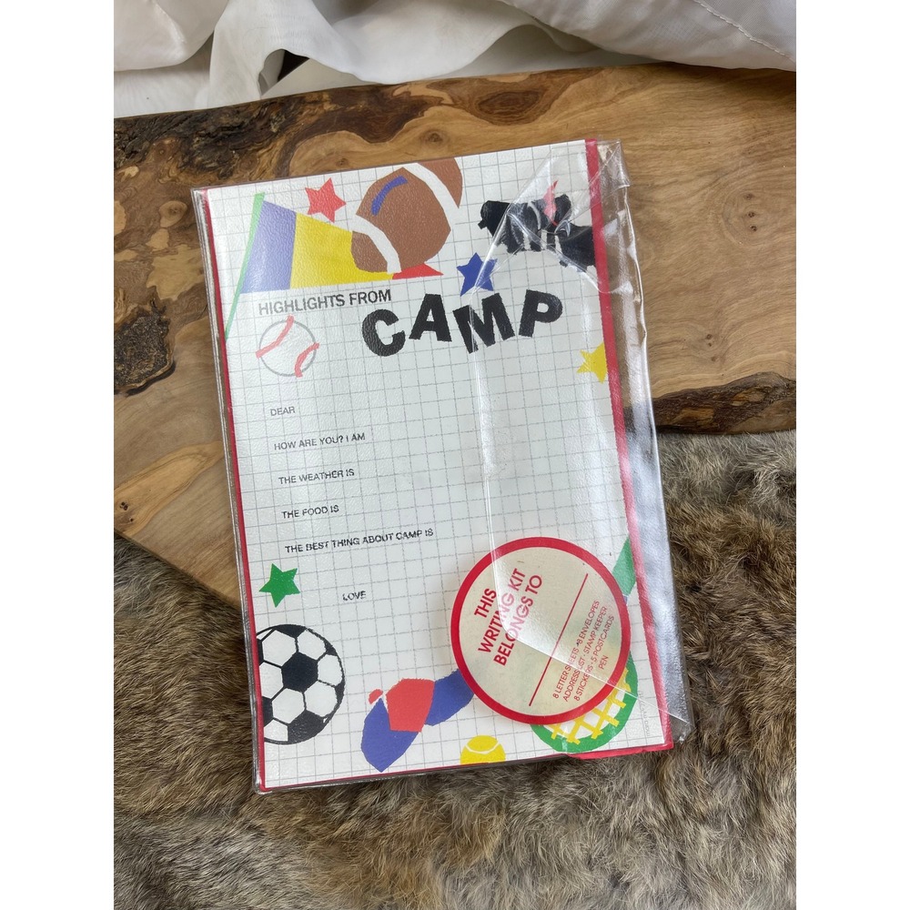 Mara-Mi camp highlights stationary letters to home note sheets‎ youth
